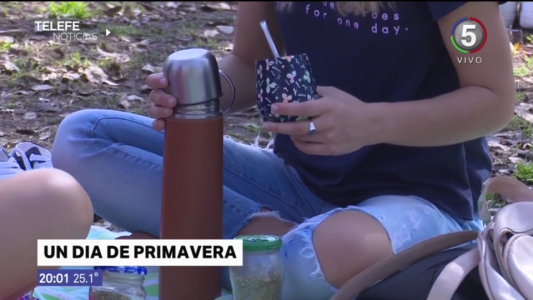 La primavera debutó en una jornada de calor y sol pleno en Rosario
