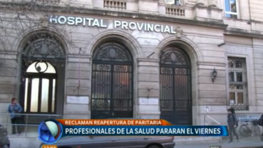 Profesionales de la salud pararán el viernes