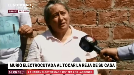 Una mujer murió electrocutada al intentar salvar a su hijo