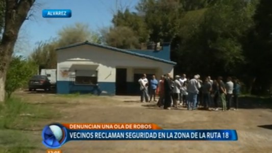 Vecinos reclamaron seguridad en Álvarez