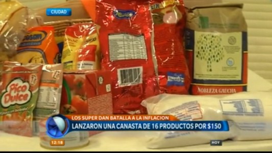 Supermercadistas presentaron una canasta económica de 16 productos alimenticios