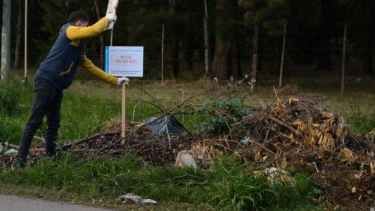 Hacen campaña sobre la correcta disposición de residuos voluminosos y habrá multas para quienes no cumplan