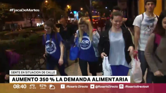 Gente en situación de calle: organizaciones afirman que aumentó un 350% la demanda alimentaria