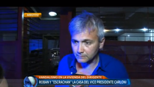Robaron la casa del vicepresidente de Rosario Central