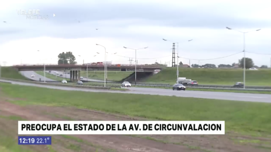 Fein manifestó su preocupación por el estado de la avenida Circunvalación