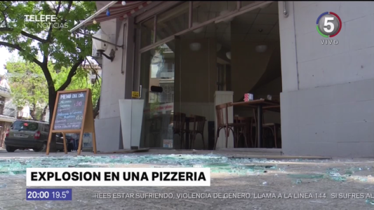 Explosión e incendio en una pizzería por una fuga de gas