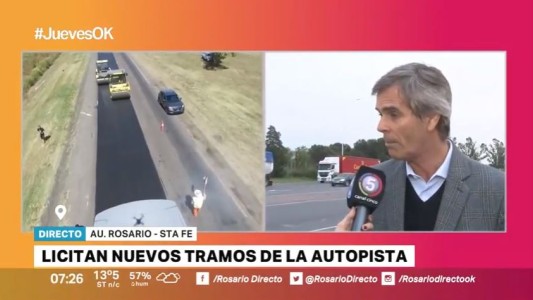 Licitan la tercera etapa de reconstrucción en la autopista Rosario - Santa Fe