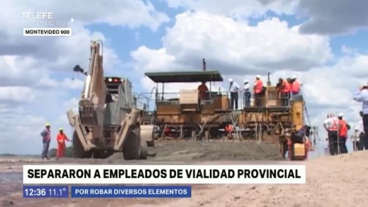 Separaron a empleados de Vialidad provincial por robo de materiales