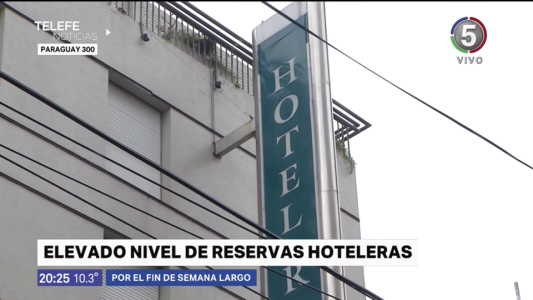Alto nivel de reservas hoteleras para el fin de semana largo
