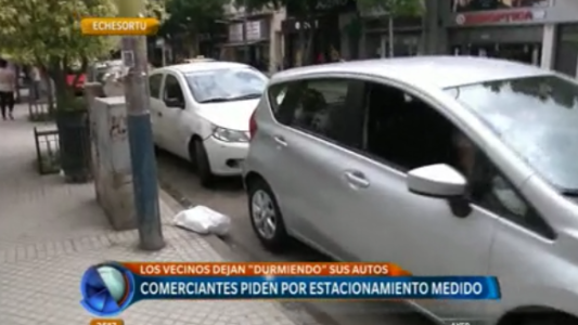 Insólito: Echesortu pide por estacionamiento medido
