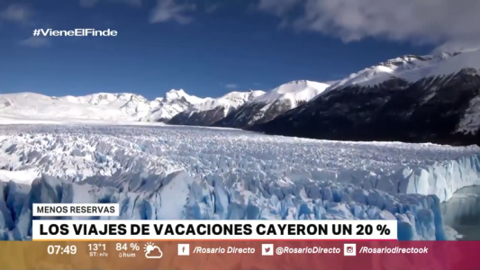 Las ventas de viajes cayeron un 20%