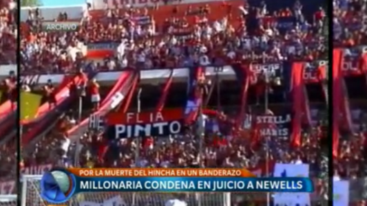 Millonaria condena en juicio a Newell's