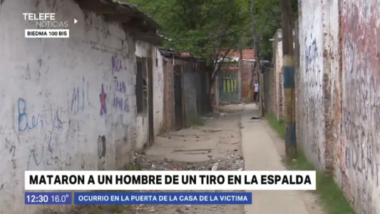 Asesinaron a un hombre de un tiro en la espalda