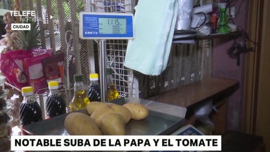 Papas y tomates, por las nubes