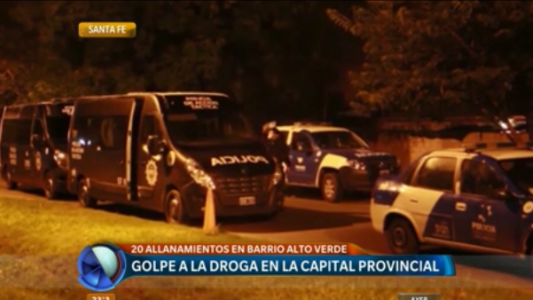Golpe a la droga en la capital santafesina