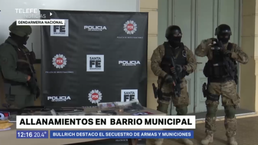 Se realizaron en total un centenar de allanamientos en barrio Municipal