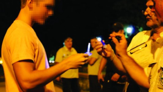 Debutaron los controles de narcolemia en la ciudad, con varios casos positivos