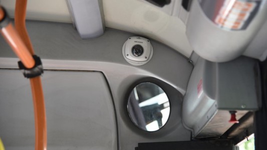 Presentaron los sistemas de videovigilancia colocados en 150 unidades del transporte urbano