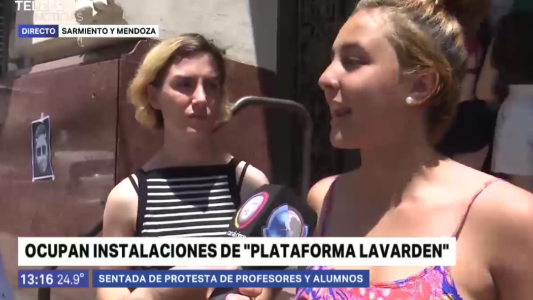 Alumnos y profesores de la Nigelia Soria reclaman contra cambios en el ingreso