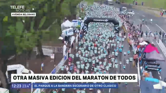 Maratón Solidario Canal 5: 2700 corredores participaron de la vigésima cuarta edición