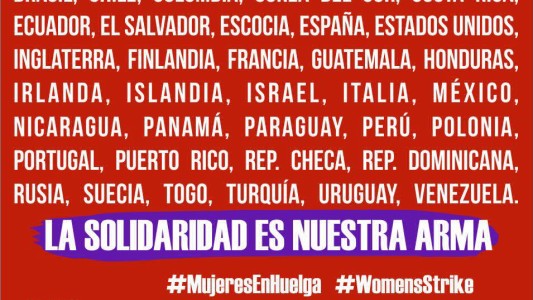 El #8M ya se siente las redes