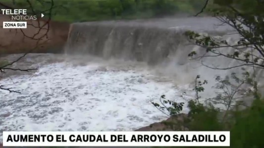 Preocupación por el aumento del caudal del arroyo Saladillo