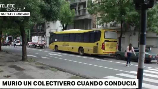 Murió de un infarto mientras conducía un colectivo