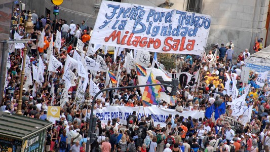 La multitudinaria marcha de la CGT en imágenes