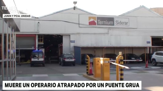Murió un obrero de 44 años mientras operaba un puente grúa