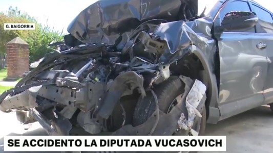 Grave accidente de la diputada Alejandra Vucasovich en la autopista a Santa Fe