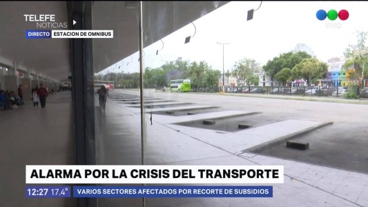 Alarma en la terminal de ómnibus por la crisis en el transporte