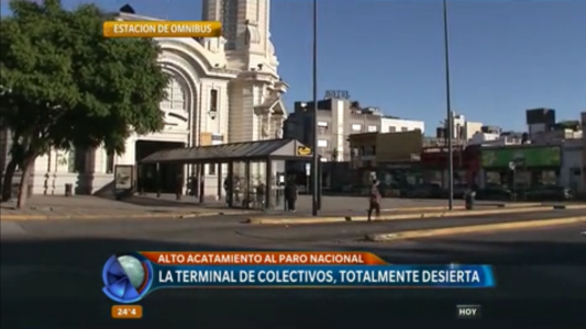 Acatamiento total del transporte al paro convocado por la CGT