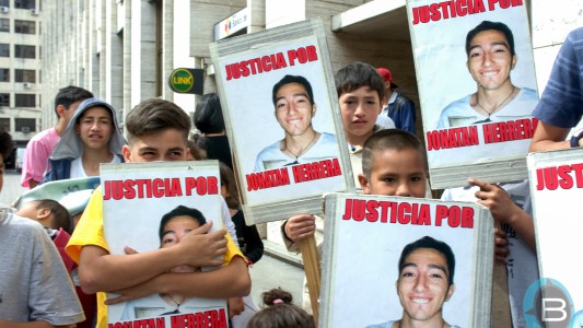 Condenaron a cuatro policías por el asesinato de Jonathan Herrera