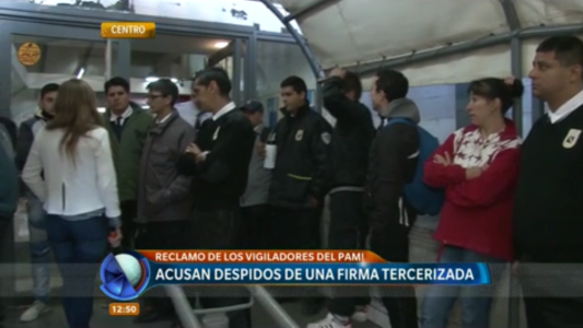 Reclamo de los vigiladores de PAMI: acusan despidos de una firma tercerizada