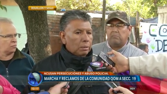 Marcha y protesta en Tribunales: repudio Qom al abuso policial