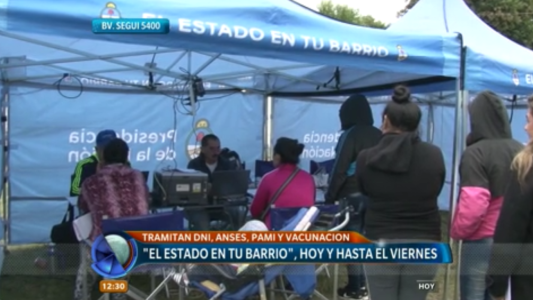 "El Estado en tu barrio" desde hoy y hasta el lunes en Bv. Segui al 5400