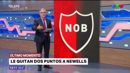 El Tribunal de Apelaciones le quitó los puntos a Newell’s