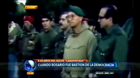 A 30 años del alzamiento "carapintada": Rosario, bastión de la democracia
