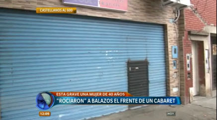 Atacaron a balazos el frente de un local nocturno