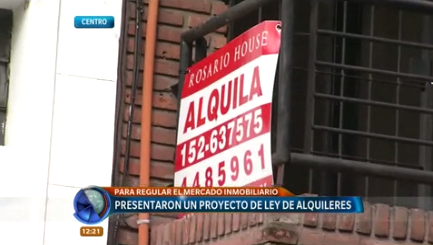 Presentan un proyecto para regular el mercado de alquileres