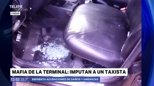 Imputaron a un taxista acusado por daños y amenazas en al zona de la Terminal