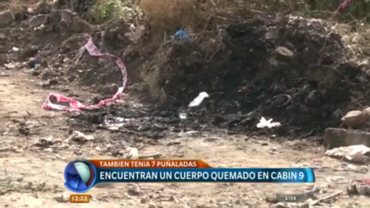 Cabín 9: encuentran un cuerpo quemado con siete puñaladas