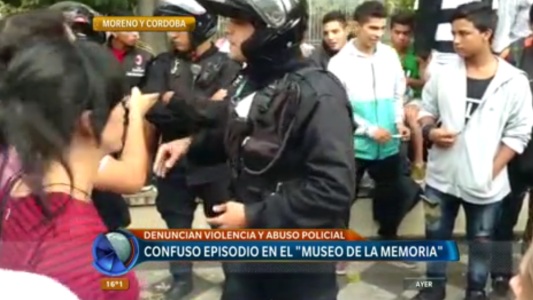 Grave irrupción policial en el Museo de la Memoria