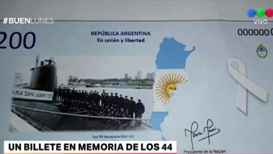 Alumnas de un colegio de Santa Fe diseñaron un billete en memoria del ARA San Juan