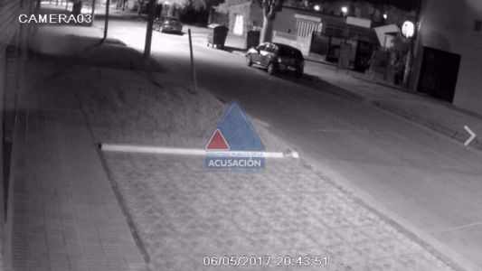 La Fiscalía difundió un video donde puede verse al asesino del almacenero Edgardo Picatti