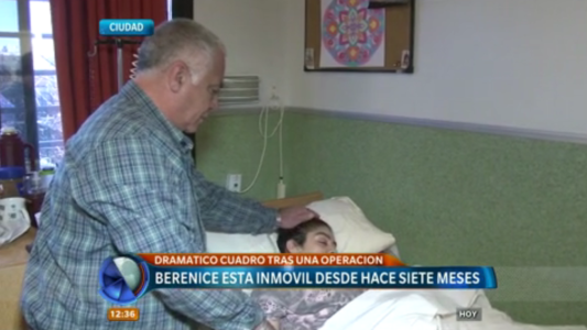 El drama de Berenice: la joven de 25 años quedó postrada tras recibir un implante mamario