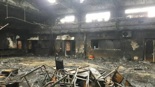 Realizarán un abrazo simbólico al Instituto Secundario de Wheelwright que fue devastado por un incendio