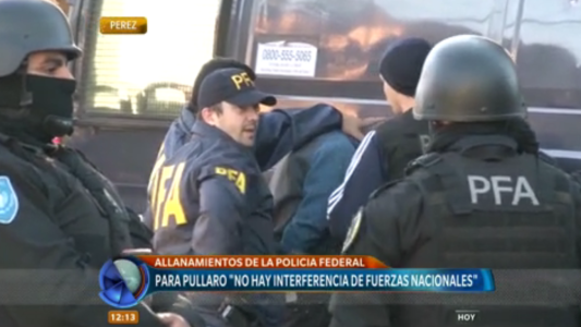 33 allanamientos: para Pullaro "No hay interferencia de las fuerzas nacionales"
