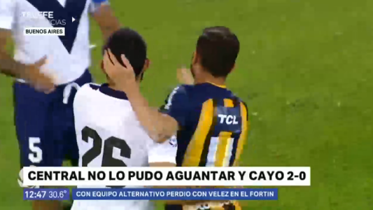 Central no pudo con Vélez: cayó 2 a 0 con equipo suplente