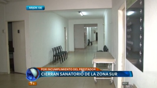 Cierran un sanatorio de zona sur por incumplimiento del prestador